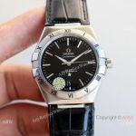 Swiss Replica Omega Constellation Gent's Black Dial Watches